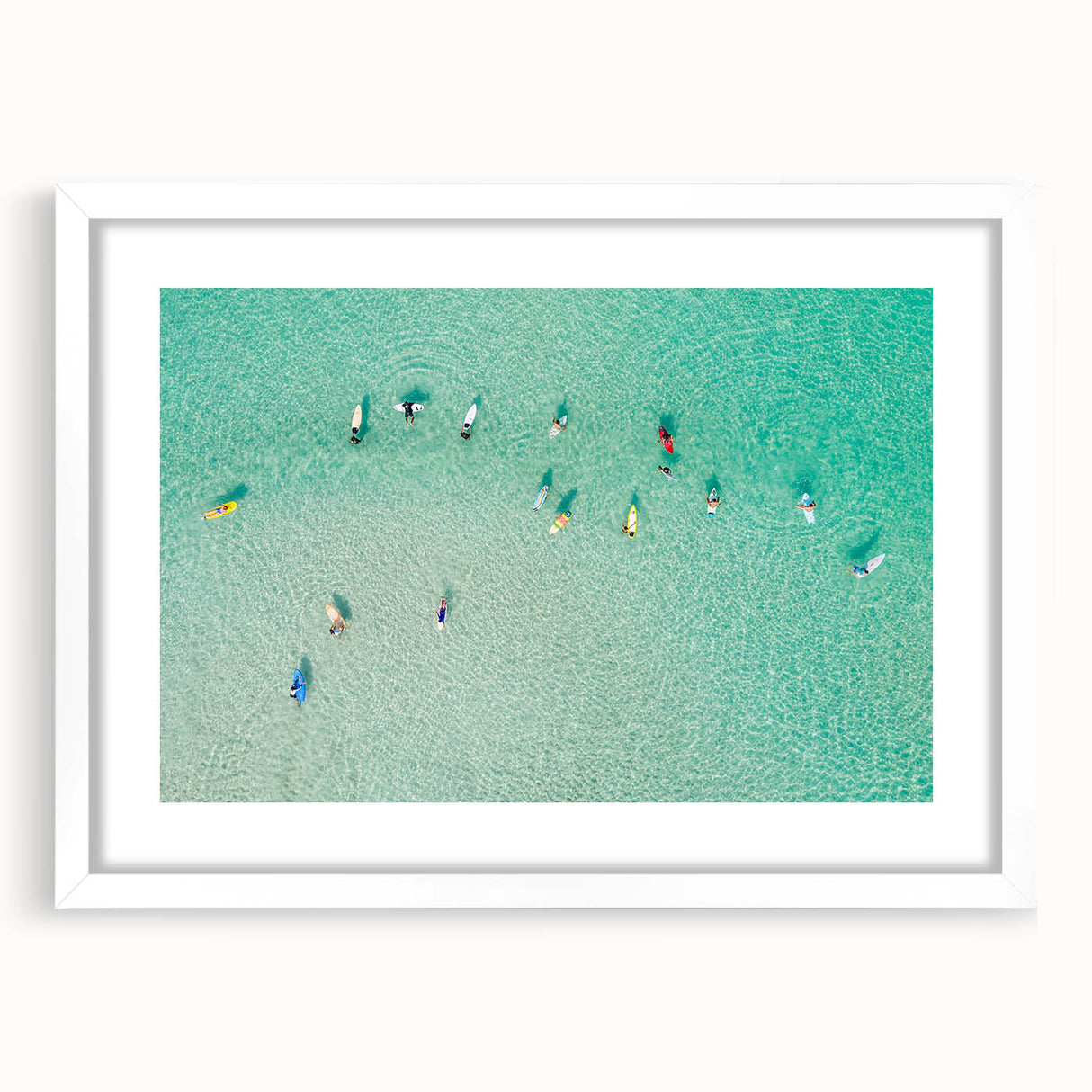 Abstract art print of a Malaysian landscape in muted earth tones on a framed white mat, ideal for dining room decor.