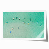 Extra large rolled print of a Malaysian landscape with lush greenery and floral elements.