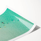 Extra large wall art featuring line art flowers in black and white, printed on rolled canvas.