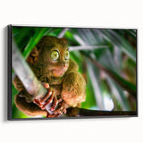 Black and white framed canvas featuring a vintage-style Philippine landscape, ideal for bedroom wall art.