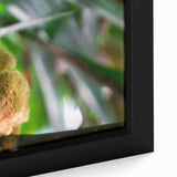 Extra large framed canvas depicting a vibrant, colorful Philippine landscape on a black background.