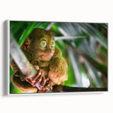 Framed canvas of a vintage poster art depicting a colorful Philippine landscape, ideal for living room decor.