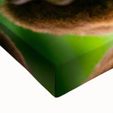 Large art featuring a black and white landscape painting of a Philippine scenery on stretched canvas.