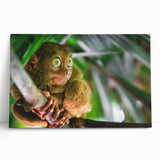 Black and white stretched canvas featuring a serene Philippine landscape, ideal for kitchen wall art or bedroom ambiance.