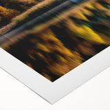 Art deco poster featuring a serene Manitoba landscape on rolled canvas, suited for dining room ambiance.