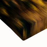 Large art of a black and white landscape painting featuring a serene Manitoba scenery on stretched canvas.