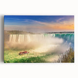 Black and white photograph of Ontario scenery on stretched canvas, ideal for kitchen wall art.