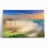 Black and white photograph of Ontario scenery on large stretched canvas, ideal for kitchen wall art.