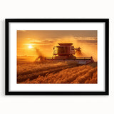 Colorful abstract art print featuring textured brushstrokes in vibrant hues, framed in black, ideal for living room decor.