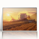 Art deco poster of Saskatchewan scenery in pastel hues on framed acrylic, ideal for nursery wall art.