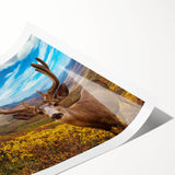 Extra large wall art featuring line art flowers in muted green and white, ideal for large living room ambiance.