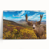 Black and white photograph of Yukon scenery on stretched canvas, ideal for kitchen wall art or bedroom ambiance.