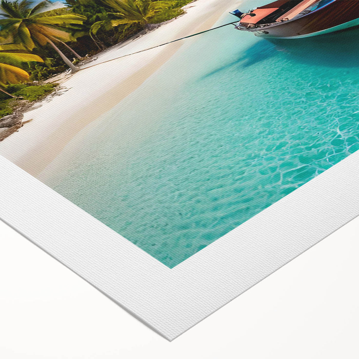 Art deco poster featuring a serene Costa Rica landscape in muted green and blue tones, ideal for dining room wall art.