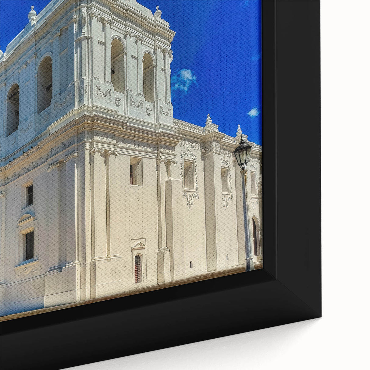 Black wall art featuring a textured, colorful abstract design on a framed canvas, ideal for living room decor.