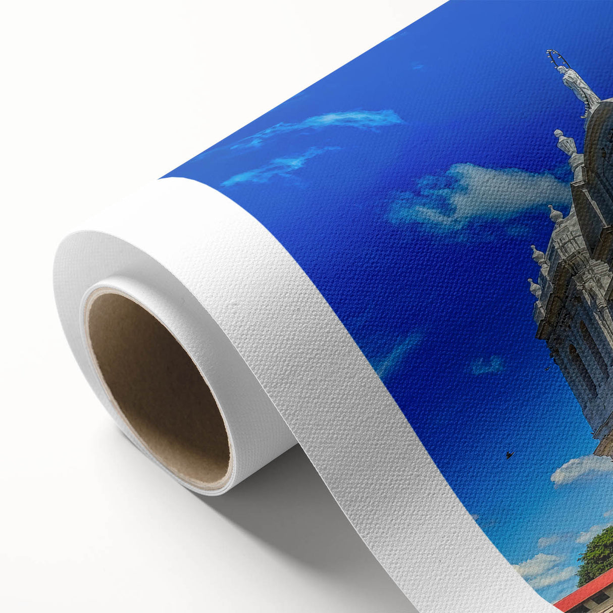 Art Deco poster of a Central American scenery in Nicaragua on rolled canvas, ideal for nursery wall art.