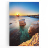 Black and white photograph of a European street on stretched canvas, suitable as large kitchen or bedroom wall art.