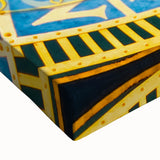 Large art of Prague landscape in black and white on stretched canvas, ideal for bedroom wall decor.