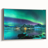 Landscape art painting of a serene Finnish scenery in muted earth tones on a framed canvas, ideal for living room decor.
