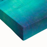 Black and white landscape art painting of a serene Finnish scenery on large stretched canvas, ideal for bedroom wall art.