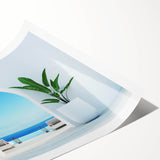 Extra large wall art featuring line art flowers in muted tones on a rolled print, ideal for large living room decor.