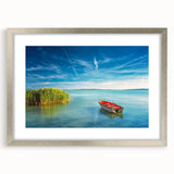 Extra large framed wall art depicting an abstract textured scenery of Hungary in muted earth tones.