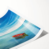 Extra large rolled print of line art flowers in monochrome, ideal for large living room wall art.