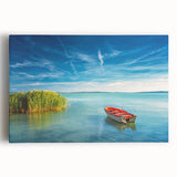 Black and white photograph of a European cityscape on stretched canvas, ideal for kitchen wall art.