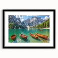 Abstract art print of the Dolomites in vibrant, colorful hues on a textured, extra large canvas, ideal for living room decor.