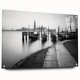 Acrylic print of Venice scenery with muted earth tones, ideal for dining room decor.
