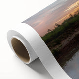 Art Deco poster of a European scenery in Latvia, with muted earth tones on rolled canvas, ideal for nursery wall art.