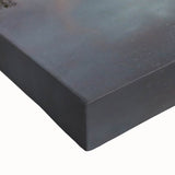 Large black and white landscape painting of a European scenery on stretched canvas, ideal for bedroom wall art.