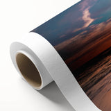 Art deco poster of a serene Lithuanian landscape, with soft pastel colors on rolled canvas, ideal for nursery wall art.