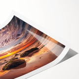 Extra large wall art featuring line art flowers in black on white, rolled print format, ideal for large living room decor.