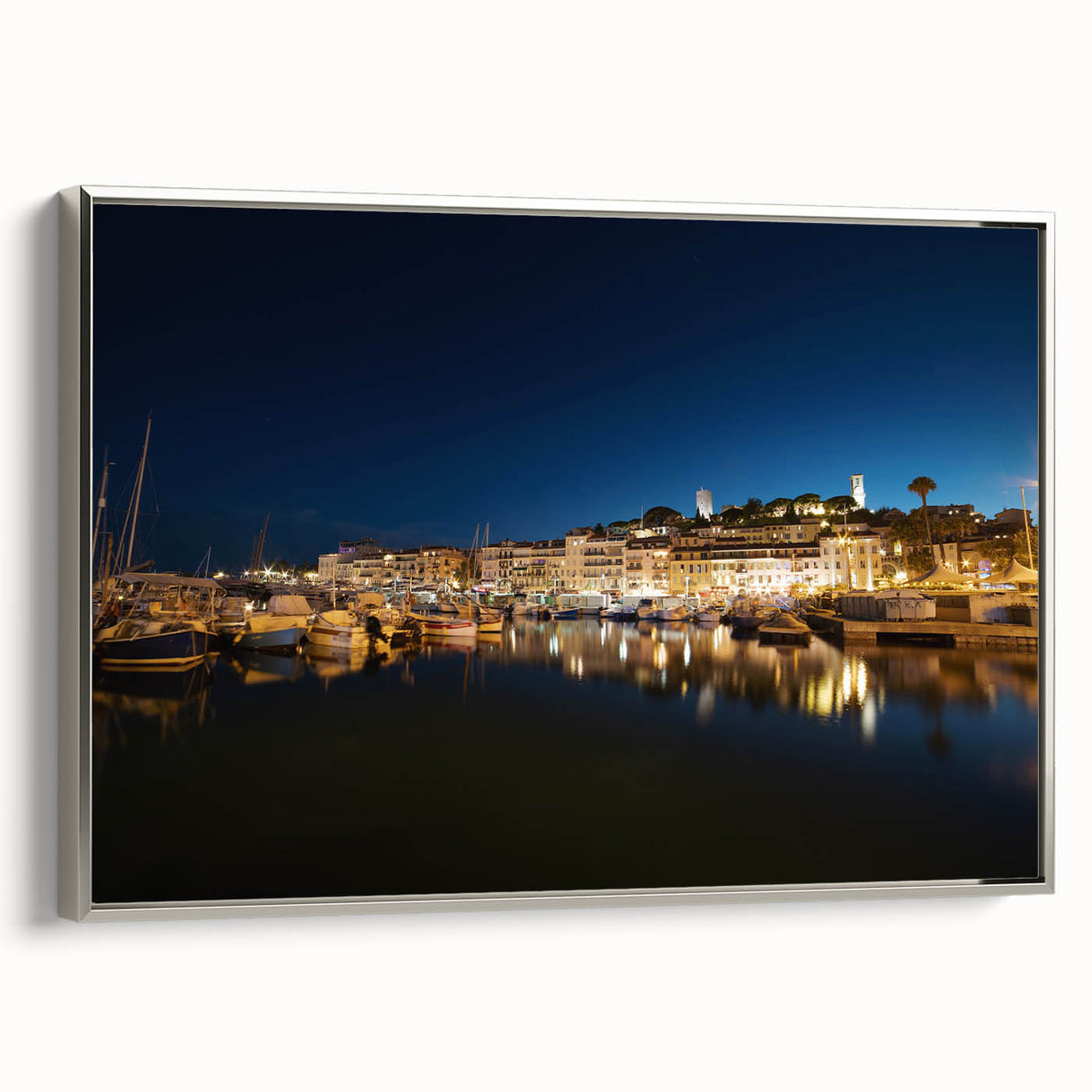 Landscape art painting of Porto, Portugal in vibrant colors on a framed canvas, ideal for living room decor.