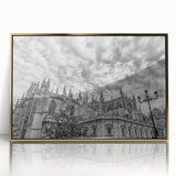 Framed acrylic print of Andalucian scenery in Spain, featuring gold tones, ideal for modern art wall decor.