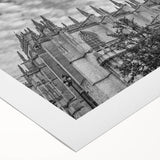 Art deco poster featuring a serene Andalucian landscape in soft earth tones on rolled canvas, ideal for dining room decor.