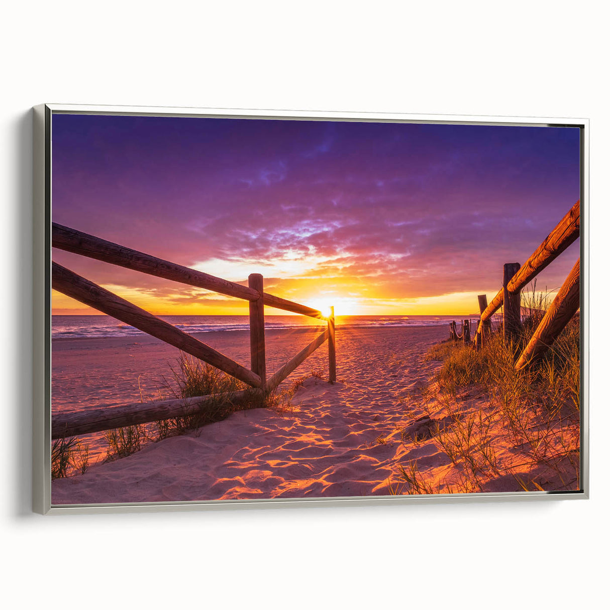 Landscape art painting of Valencia featuring vibrant colors on a framed canvas, ideal for living room decor.