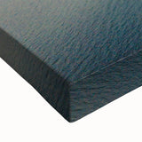 Large art of a black and white Swedish landscape on stretched canvas, suitable for bedroom wall decor.