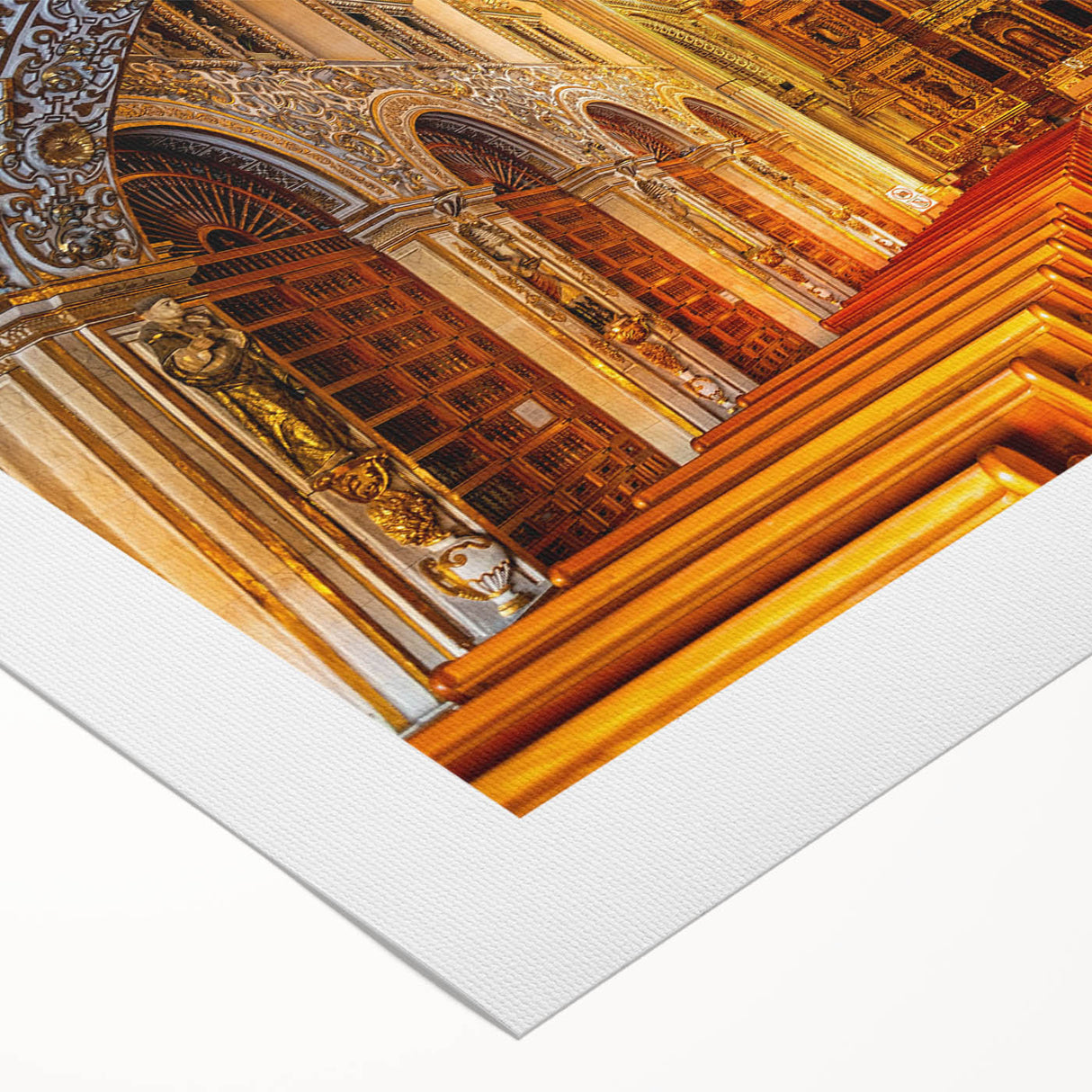 Art deco poster featuring a vibrant Oaxaca scenery on rolled canvas, suitable for dining room wall art.