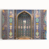 Black and white photograph of Oman scenery on a large stretched canvas, suitable as kitchen wall art.