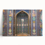 Black and white photograph of a Middle Eastern landscape on stretched canvas, ideal for kitchen wall art or bedroom ambiance.