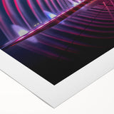 Art deco poster of Qatar scenery in muted gold and blue tones, rolled canvas, ideal for dining room wall.