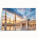 Black and white large canvas print of Saudi Arabian scenery, ideal for kitchen wall art or bedroom ambiance.