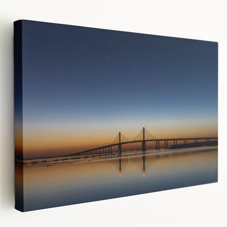 Large stretched canvas depicting the Abu Dhabi skyline in muted earth tones, suitable for kitchen wall art.