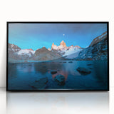 Large abstract wall art depicting a vibrant Argentine landscape on a framed acrylic, ideal for modern living room decor.