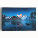 Large black and white photo of an Argentine landscape on stretched canvas, suitable for kitchen wall art.