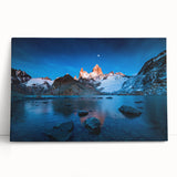 Black and white stretched canvas of an Argentine landscape, ideal for kitchen wall art.