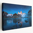 Large canvas print of a serene Argentine landscape in soft earth tones, ideal for kitchen wall art.