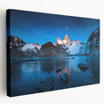 Large canvas print of a serene Argentine landscape in soft earth tones, ideal for kitchen wall art.