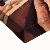 Black and white landscape art painting of Bolivian scenery on stretched canvas, suitable for bedroom wall decor.